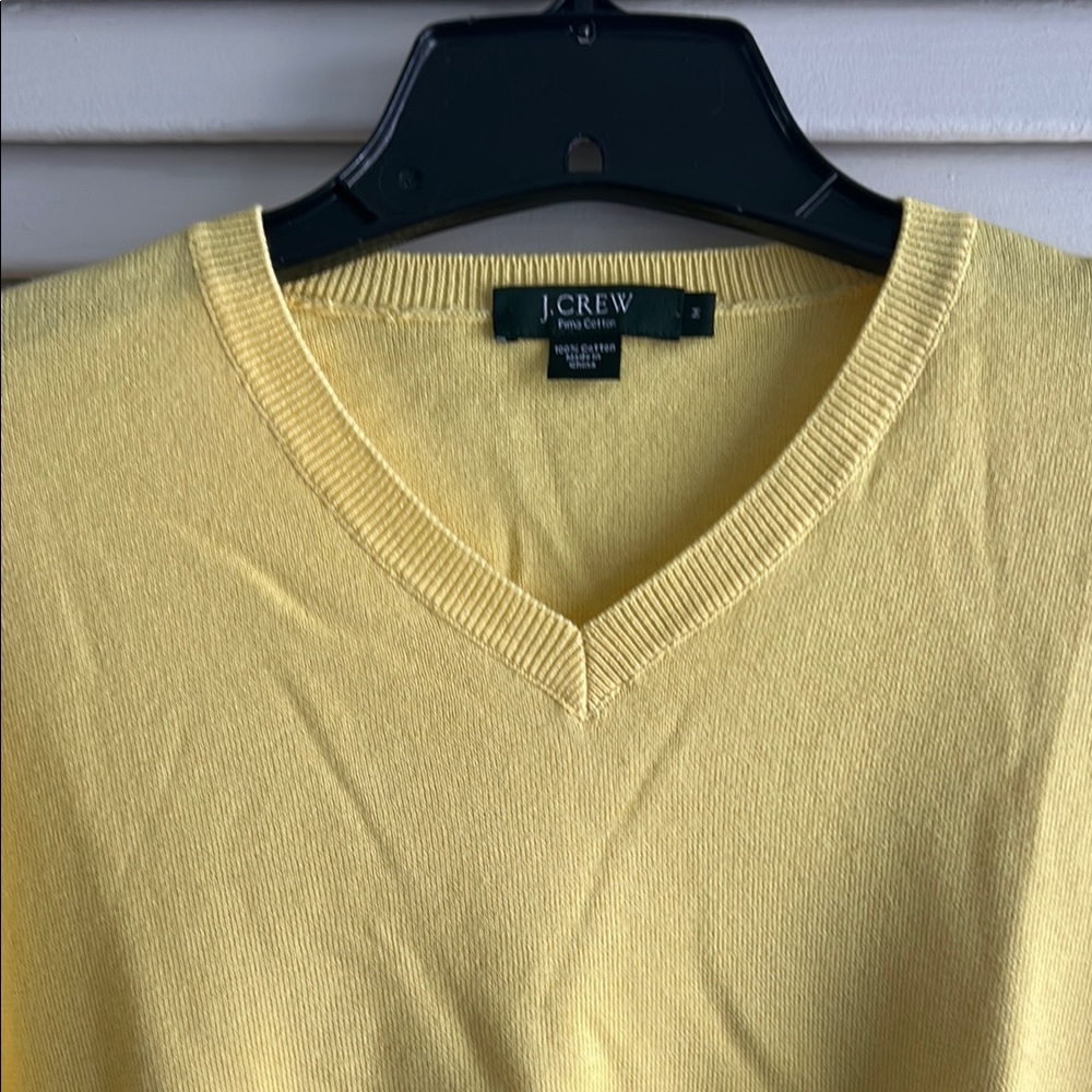 J. Crew Men's Yellow Sweater